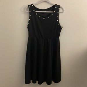 Black studded dress✨
